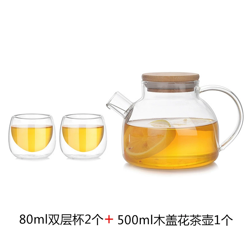 Glass tea set, flavored tea, gift box, teapot, Birthday gift