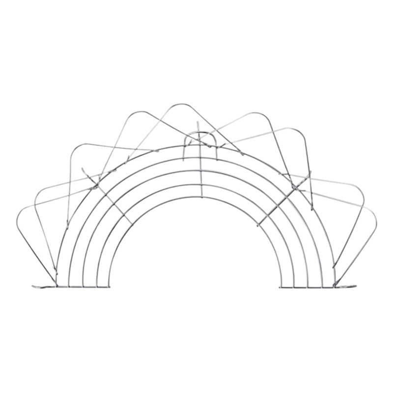 Stainless Steel Oil Drain Rack Semi-Circular Folding Oil Filter Rack Kitchen Supplies Frying Frying Rack with Fence