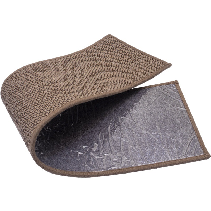 Alfombrilla de escalera de lino Amazon Alfombrilla de piso silenciosa Alfombrilla de paso para el hogar Alfombrilla de goma libre de piso de madera maciza antideslizante y resistente al desgaste