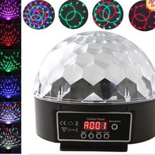 6色led水晶魔球 led显示魔球 DMX数显512 KTV酒吧舞台灯