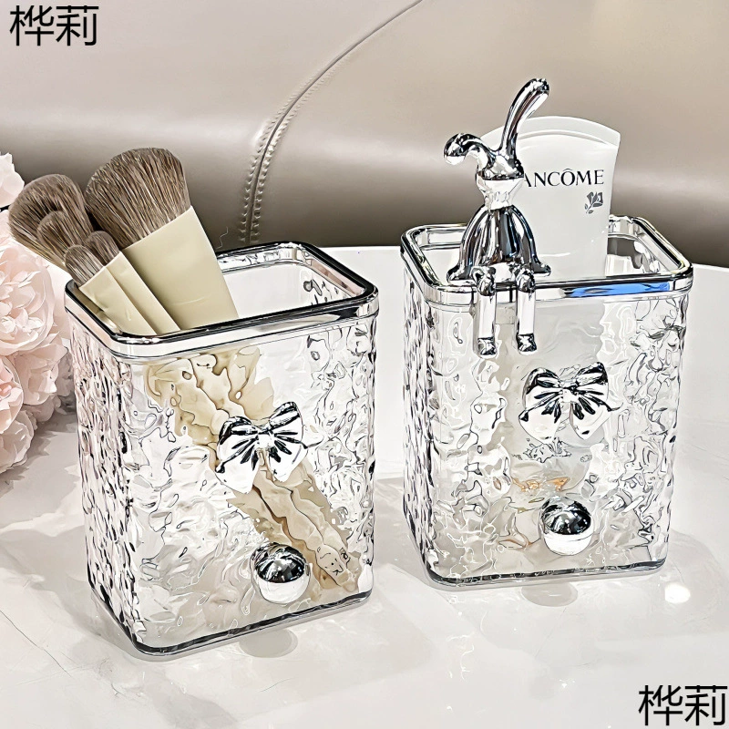 Трубка для хранения расчески без отверстий, стеллаж для хранения зубной пасты в ванной комнате, настенная расческа, ящик для хранения кистей для макияжа в ванной комнате