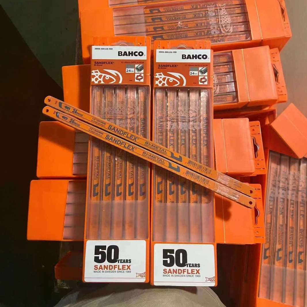 现货24牙细齿钢锯条12寸淬火木工回弹锯条手工双金属锯条