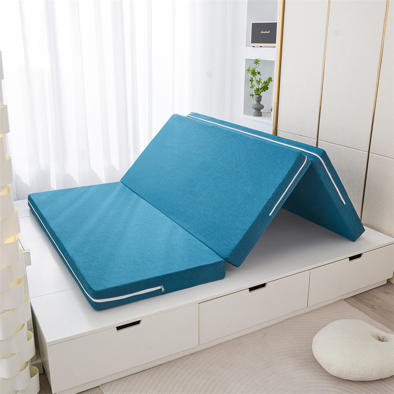 Japanese tatami 30D memory sponge three-dimensional mattress student sleeping mat office floor hospital thick soft mat