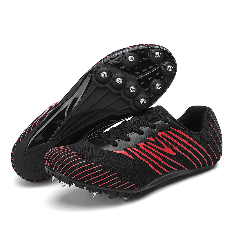 Nuevos zapatos de pista zapatos de entrenamiento de malla transpirable zapatos de punta para hombres y mujeres zapatos de pista de entrenamiento juvenil deportes zapatos de punta