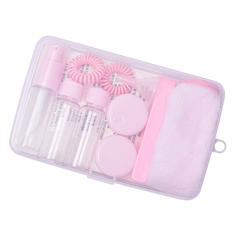 Traje de botella de spray de sub-botella de viaje botella de muestra pequeña portátil botella de spray de cuidado de la piel cosméticos hidratantes botella vacía regadera pequeña