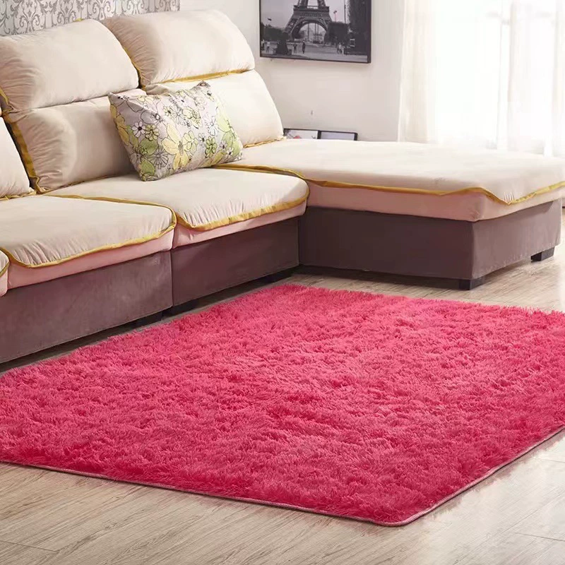 พรมห้องนั่งเล่นขนฟู หนาพิเศษ พรมไล่เฉดสีหลายสีและหลายขนาด (50×80–180×230 ซม)