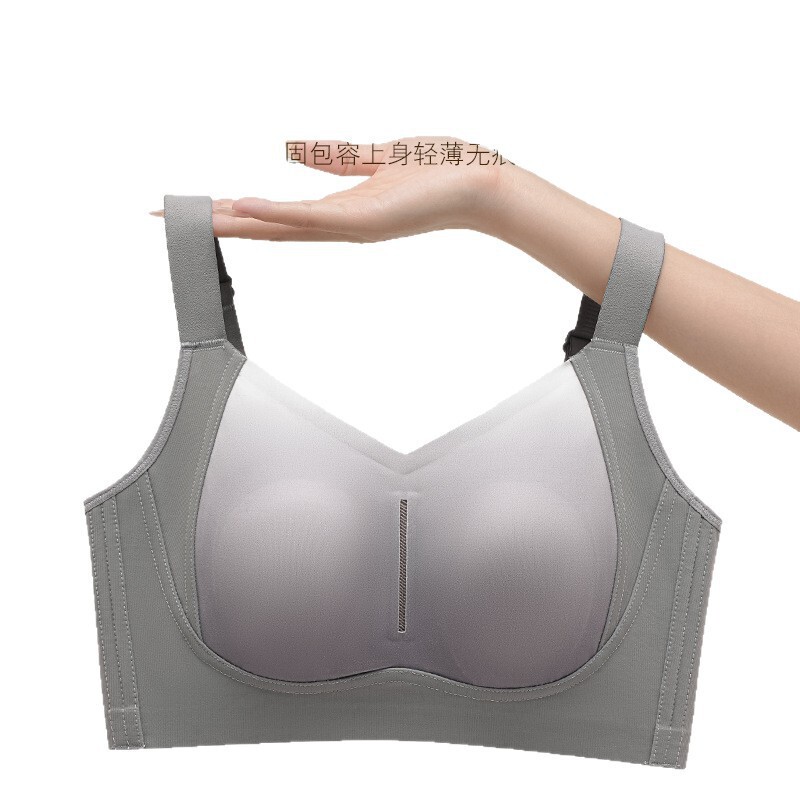 2025 クロスボーダー Amazon SHEIN AliExpress プラスサイズフロントボタンプッシュアップブラジャーシームレスバックスポーツブラ女性用|undefined