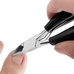 Stainless steel dead skin pliers nail groove grey nail clipper single nail cutter dead skin eagle beak pliers nail care tool set