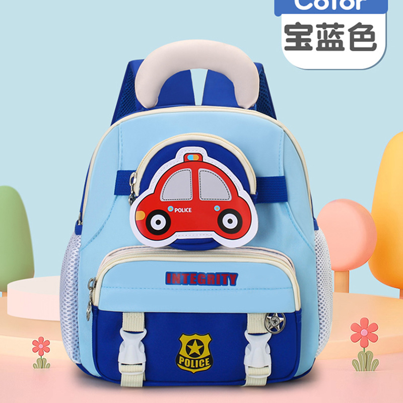 Mochila infantil de dibujos animados para niños mochila transpirable preescolar de 3 años de edad, niña encantadora de 5 años de edad, mochila ligera
