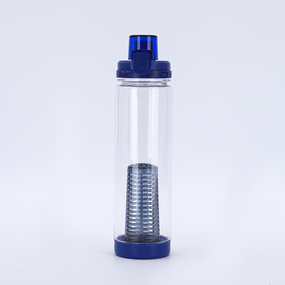 Comercio exterior neutro de gran capacidad de separación de té taza de plástico portátil al aire libre hervidor de agua bebida directa taza de cubierta de rebote