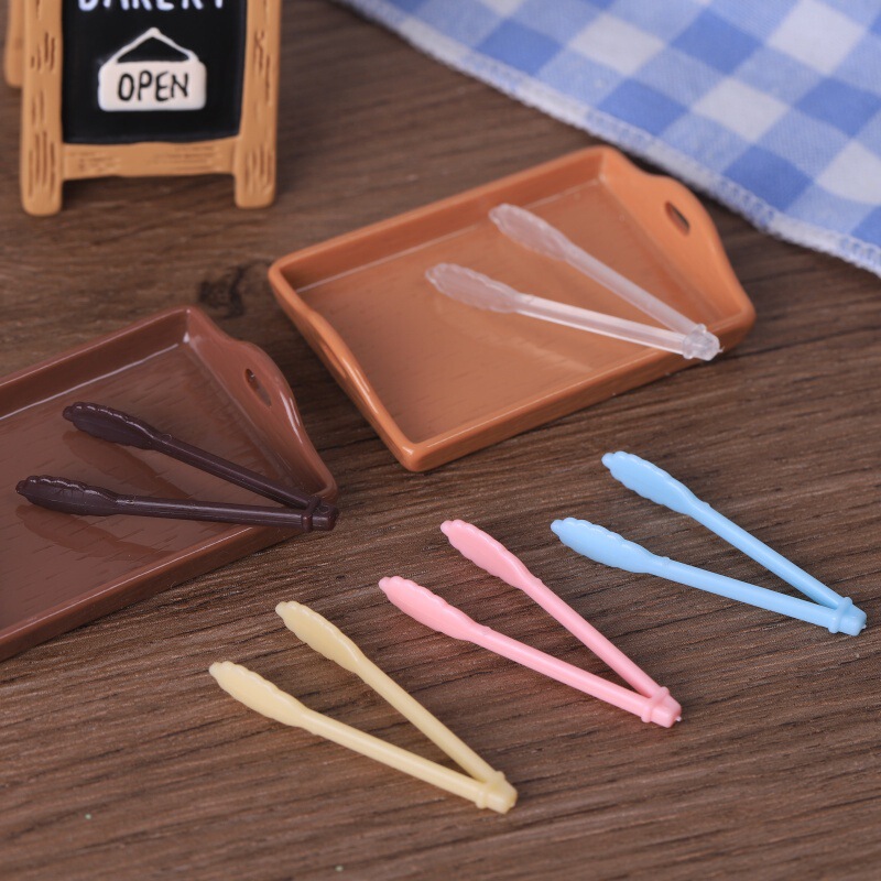 Mini Miniature Clip Artificial Tray Bread Clip Doll House Kitchen Toy Ornaments Plastic Clip DIY Handmade Mini Miniature Clip Artificial Tray Bread Clip Doll House Kitchen Toy Ornaments Plastic Clip DIY Handmade