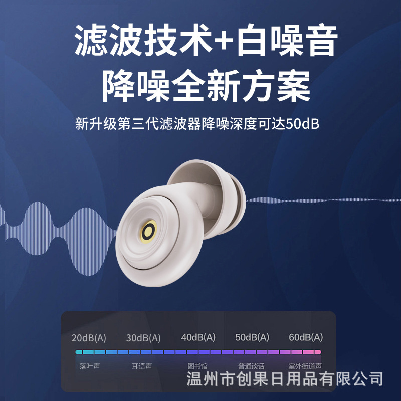 新款超强滤波器耳塞 专用学生宿舍睡眠降噪静音隔音睡觉 |undefined