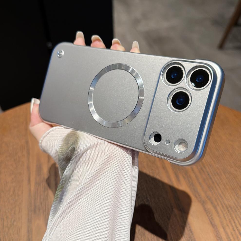 适用苹果18Pro手机壳iPhone17Promax高级感磁吸无边框车载保护16