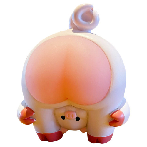 Original Piping Jun ornaments, cartoon healing and decompression, pinchable Q-elastic creative car decorations for men and women, home furnishings