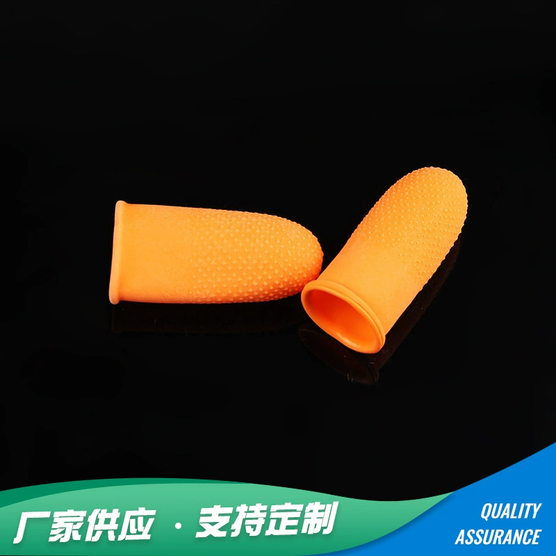 Поставка оранжевых противоскользящих напальчников, одноразовых напальчников для подсчета денег, напальчников для защиты промышленного труда.