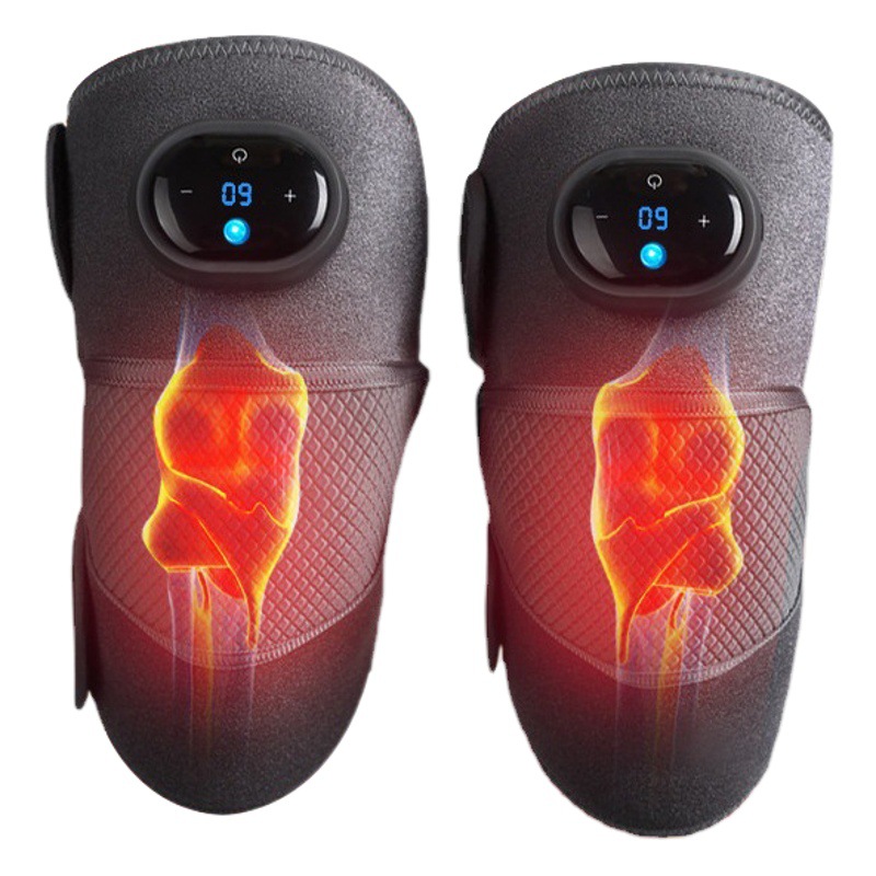 Calefacción eléctrica Hombro y Rodilla masajeador vibración compresa caliente instrumento de fisioterapia conjunta vieja pierna fría caliente autocalentamiento rodillera