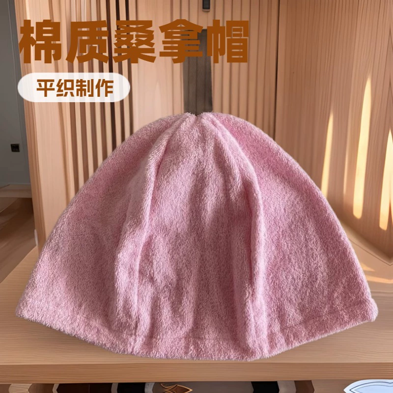 Фабричное производство: хлопковая махровая шапка для сауны в японском стиле, защитная шапка для сауны