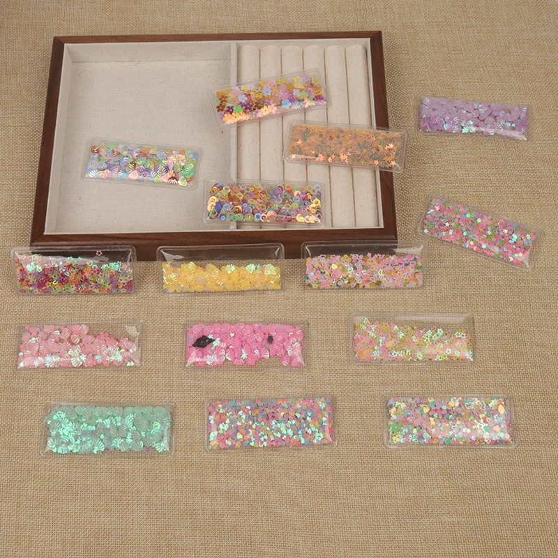Handmade Nail Sequins Hair Accessories - 8cm Colorful Cloth Decorations, Direct from Factory
Ручные пайетки для волос - 8см красочные тканевые украшения, прямо с завода