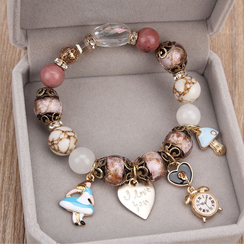 pink bracelet