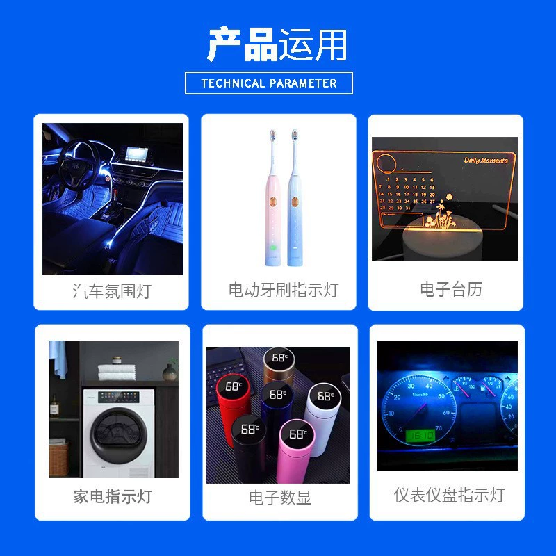 LED зеленый источник питания, индикатор