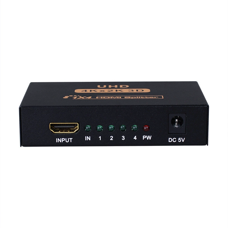PD44K HDMI распределитель 1 в 4, четырехпоточный HD мониторинг, 3D ТВ/компьютер, сплит-экран