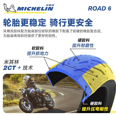 Michelin (MICHELIN)Road6/GT semi-hot Electric tricycle tires