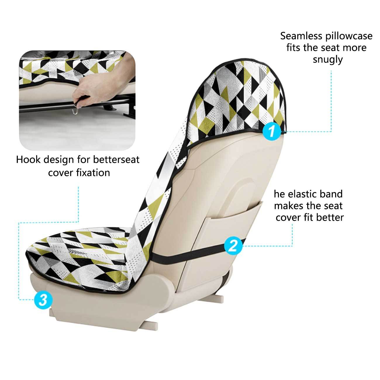 Car seat towel cover for front seats, suitable for gym and exercise, universal for all seasons, car use 171