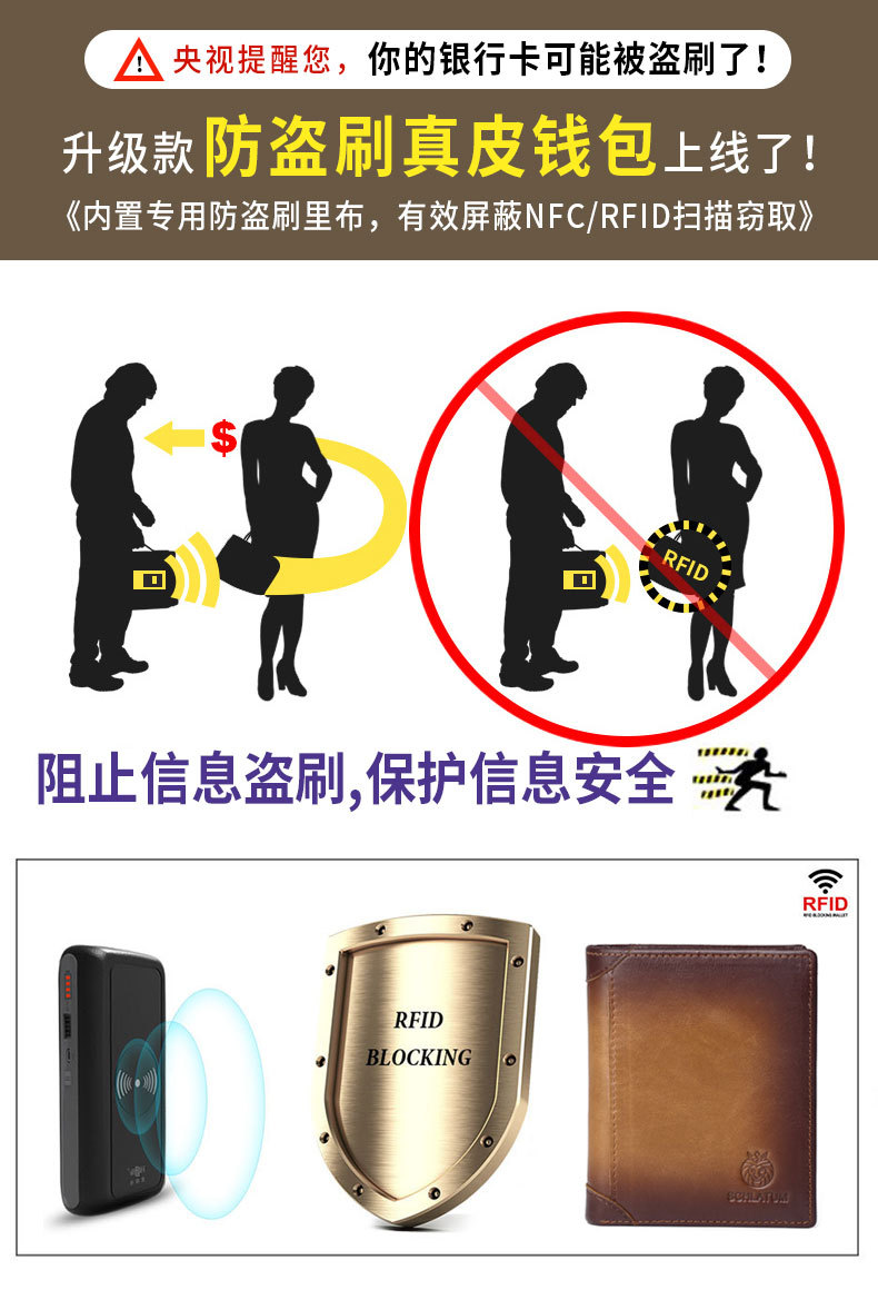 B9757 510K VÍ BÓP NAM GUATDLE PHONG CÁCH ÂU MỸ TÚI XÁCH VÍ NAM DA BÒ G01 SẢN PHẨM MỚI