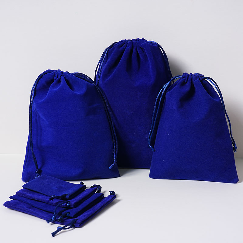 Royal blue; 5*7cm; knitting bottom velvet