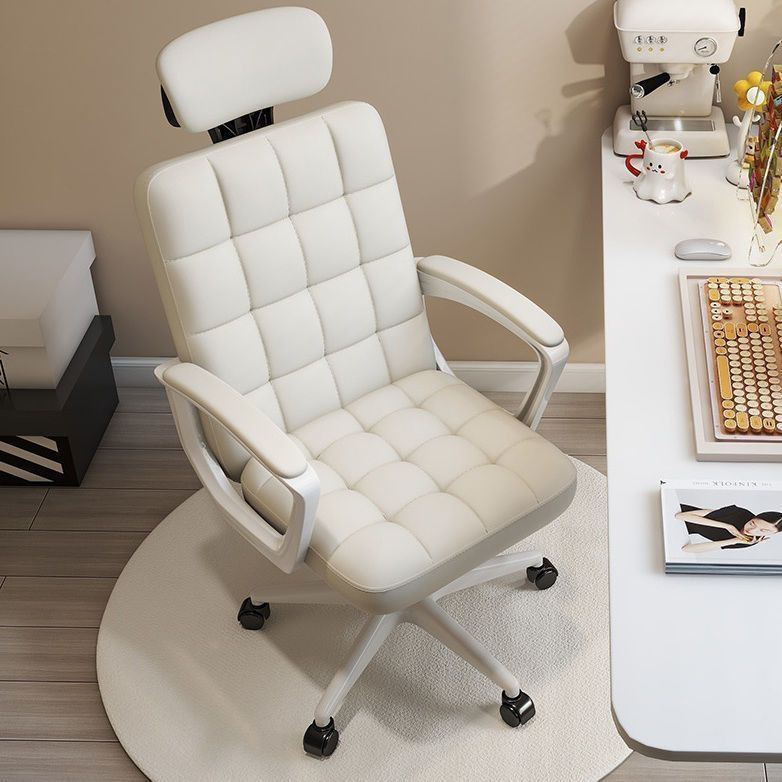 Computer Chair, Home Office Chair, Comfortable for Long Sitting, Student Desk Chair, Dormitory Swivel Chair, Adjustable Chair, Backrest Chair