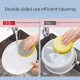 Double-sided Sponge Wash Bowl Does Not Stain Oil to Remove Oil Dish Cloth Magic Kitchen Brush Pot Brush Bowl Sponge Wash Wholesale