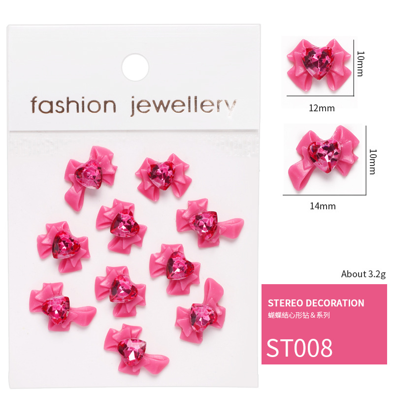 ST008 rosa oscuro (tamaño mixto)