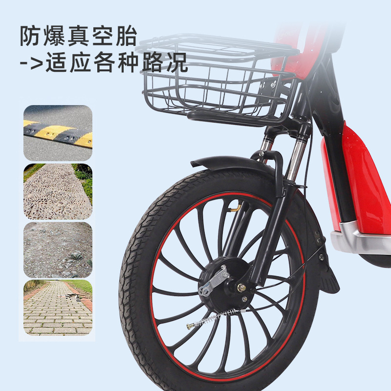 Bicicletas eléctricas al por mayor transfronterizas de larga duración batería de plomo - ácido bicicletas eléctricas de exportación de baterías de dos ruedas para dos personas