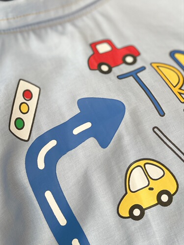 Baby cartoon jumpsuit 0-2 years old summer male baby fashionable printed romper baby Korean style clothes trendy AL061