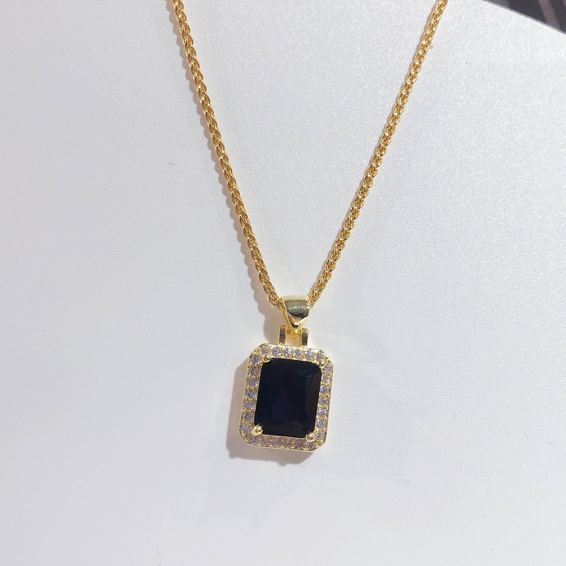 European and American Special-Interest Design Chopin Necklace Cuban Link Chain Stud Earrings Womenu0