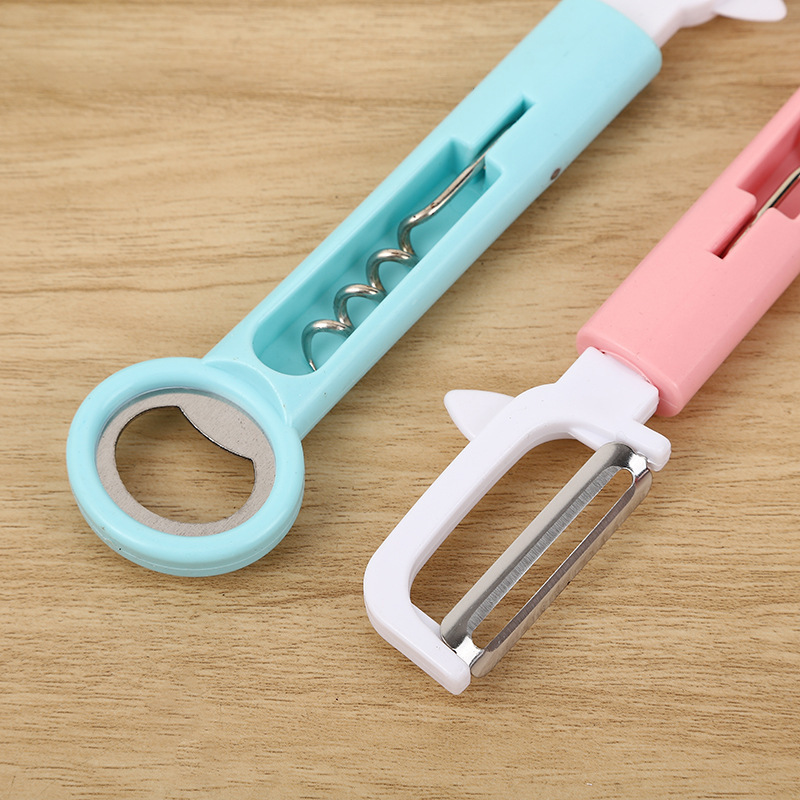 Household Peeler Kitchen Knife for Potatoes Vegetables Fruits Stainless Steel Multi-functional Peeler Scraper Apple Vegetable Paring Tool