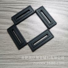 滴塑软胶耳机孔服装包袋专用USB长方形线孔橡胶车缝商标硅胶胶章