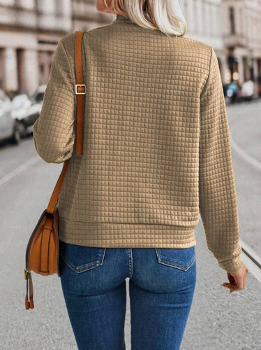 European and American autumn and winter new style zipper jacket baseball casual coat for women