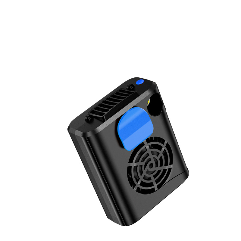 Ventilador de cintura colgante, cintura de clip portátil, carga usb, ventilador portátil para exteriores sin hojas, ventilador de escritorio portátil, ventilador pequeño de mano