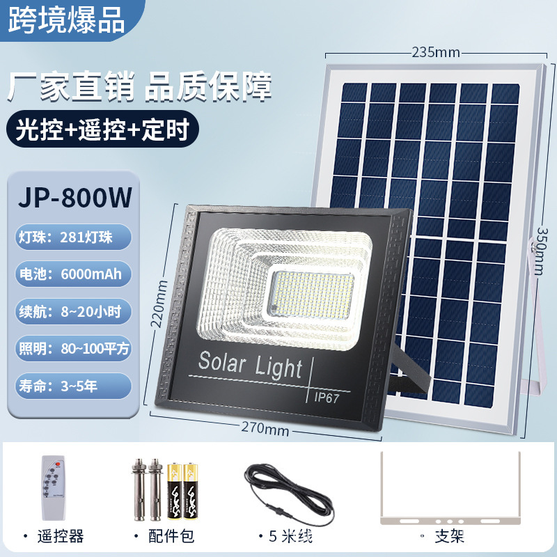 Lámpara solar lámpara de patio al aire libre lámpara de proyección solar luz solar inducción del cuerpo humano lámpara de calle solar