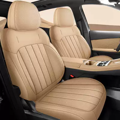 Suitable for 26 models of Geely Galaxy A7, all-season full-cover special seat covers for a7EM-i/EV car seat cushions (Modelə uyğun (Original) oturacaq örtükləri) - autumn-brown-standard-edition-note-the-model-year-front-row-fully-covered-rear-row-partially-covered