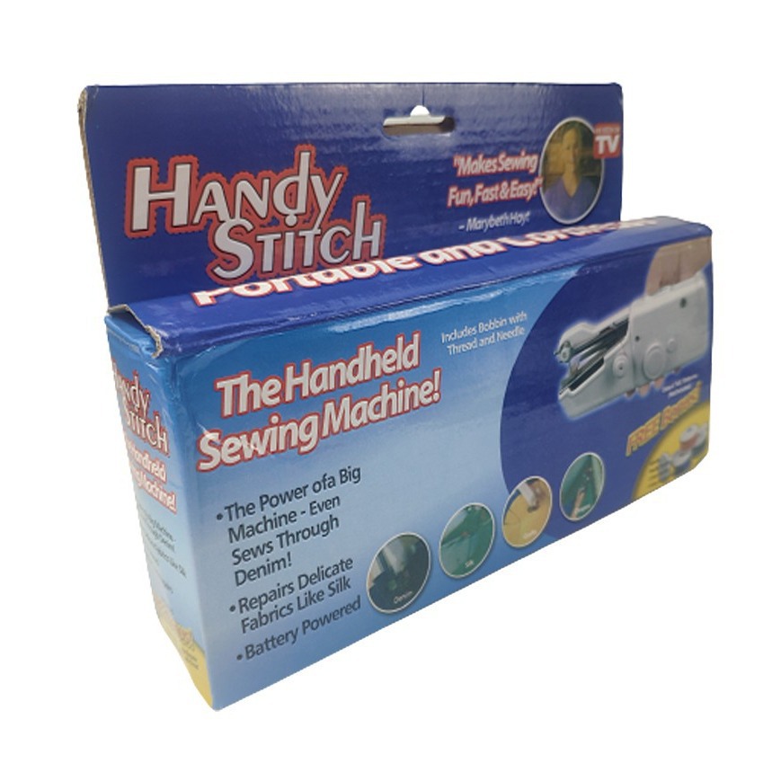 Nuevo estilo más accesorios handy stitch juego de máquina de coser eléctrica portátil mini máquina de coser