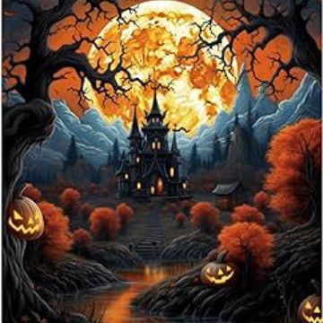 Transfronterizo nueva serie de Halloween 2026 pintura de diamantes diy cojín de tazas hecha a mano colgante llavero pegado diamante refrigerador