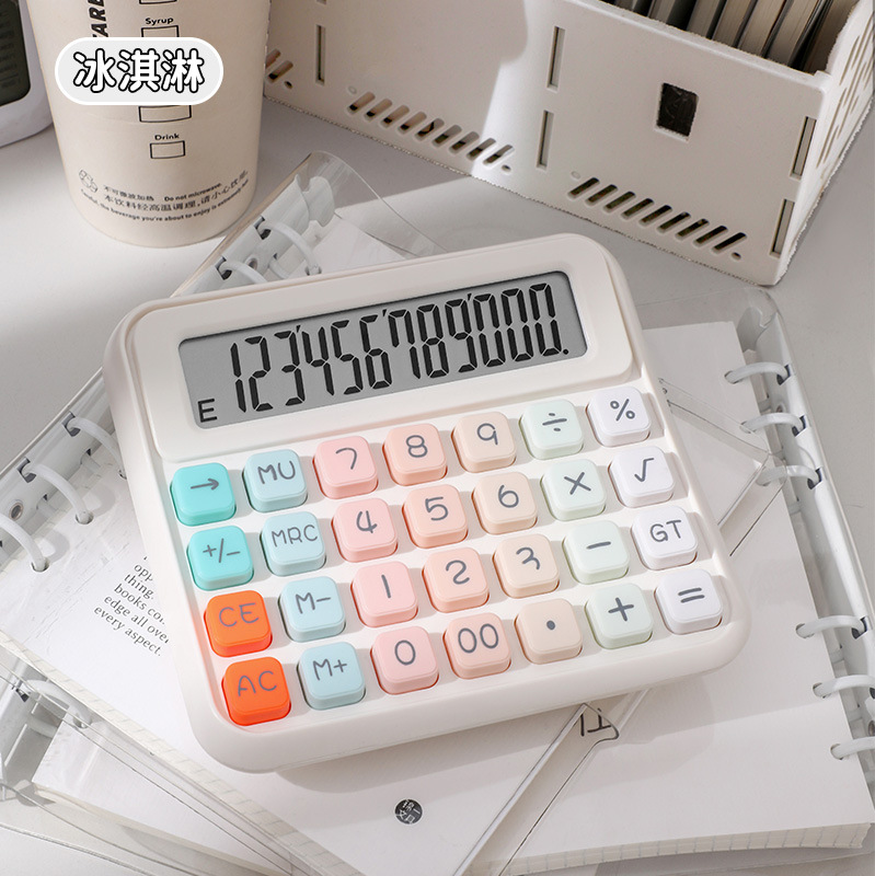 Macaron de color de alto valor degradado botón de pantalla grande computadora contabilidad financiera estudiante ventas directas de fábrica