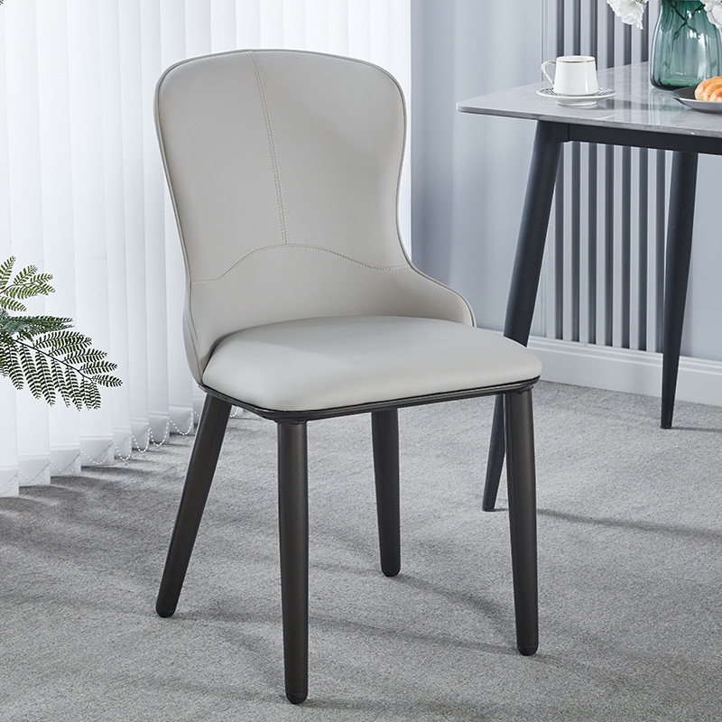 Silla de comedor moderna y simple silla de comedor de lujo ligera silla de comedor silla de mahjong confortable silla de recepción silla de hotel