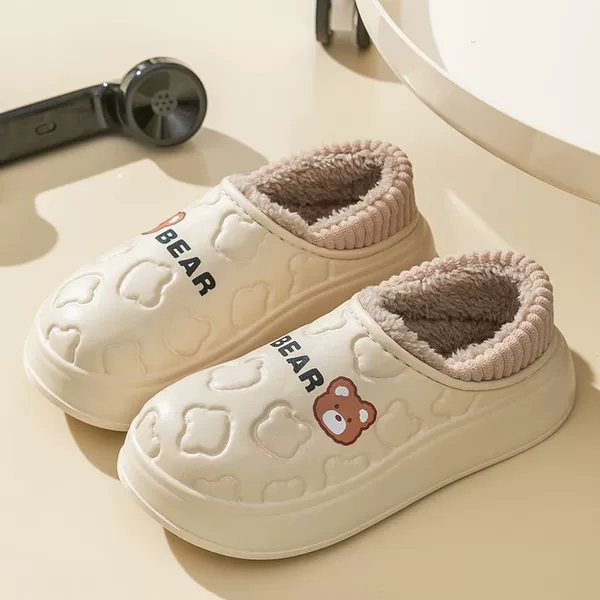 Beige-waterproof bear
