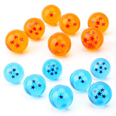 Anime Dragon Ball Super Figure Keychain, Dragon Ball Shenron 1-7 Star Blue Orange Pendant Anime Merchandise