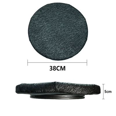 360 Degree Sponge Rotating Multi-function pad - d38h5cm-simple-style-b-pleated-clothevaspongepp-sponge