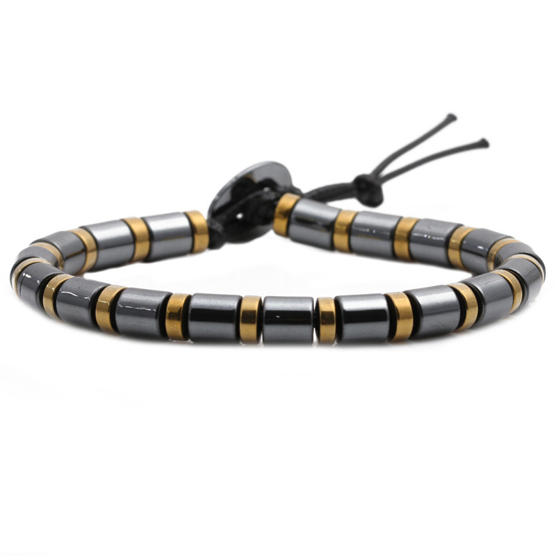 black gallstone beaded bracelet wholesale