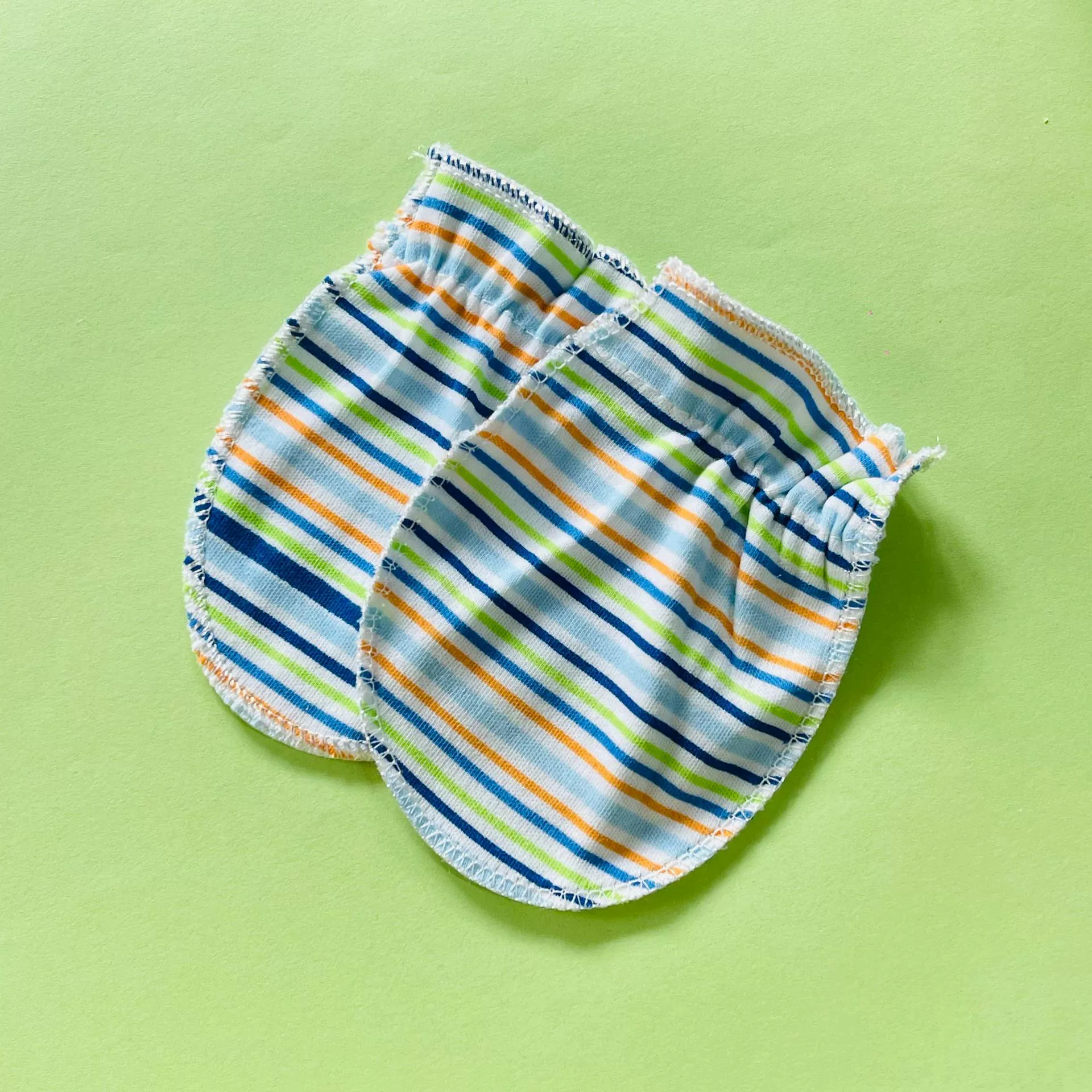Детские перчатки без царапин, хлопковые новые-born gloves, один размер 10×8 см, мультиколор